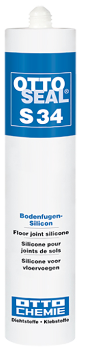 Ottoseal S34 Das Bodenfugen-Silicon +265 C° Kartusche 310ml