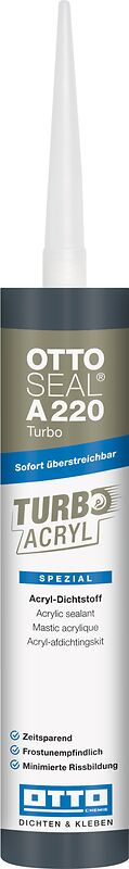 OTTOSEAL A 220 Turbo Der sofort überstreichbare Acryl-Dichtstoff Kartusche 310ml weiß