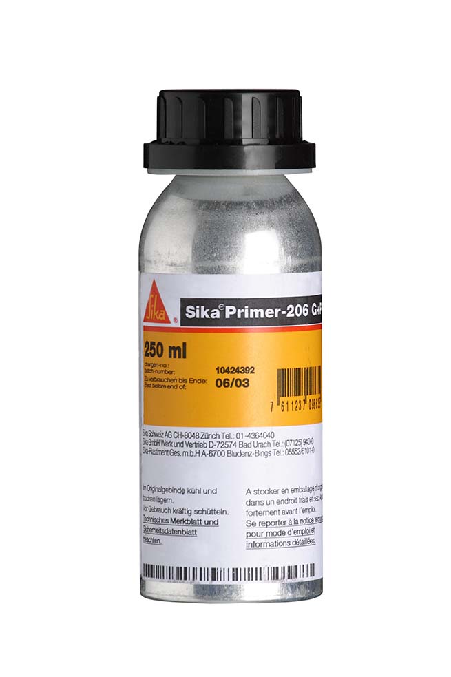 Sika Primer 206 G+P Schwarzprimer für viele Oberflächen 6 x Dose 250ml