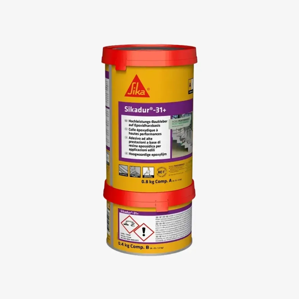 Sikadur 31+ 2-K thixotroper Epoxidharzkleber, Reparaturmörtel auf Epoxidharzbasis