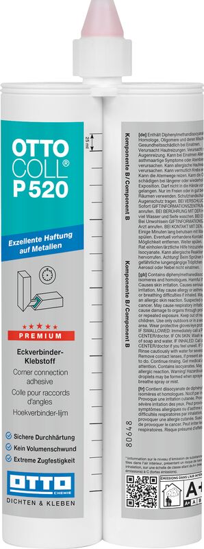 Ottocoll P520 Der Premium-2K-PU-Klebstoff Doppelkartusche 2x310ml