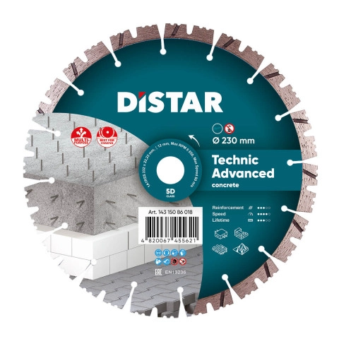 Distar Diamanttrennscheibe 1A1RSS TECHNIC ADVANCED
