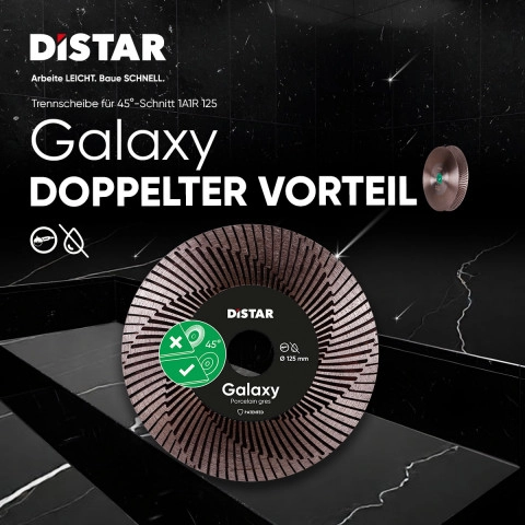 Distar Diamanttrennscheibe 125mm 22,23 Galaxy