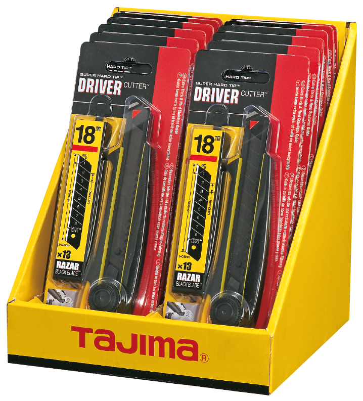 Tajima Driver Cutter DC561 Set mit Dial Lock, gehärteter Klingenführung und extra Spender