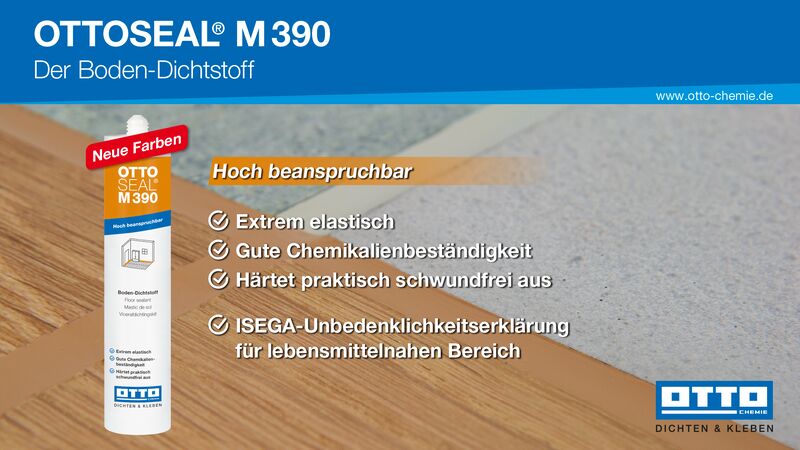 Ottoseal M390 Der Hybrid Polymer Bodendichtstoff Kartusche 310ml