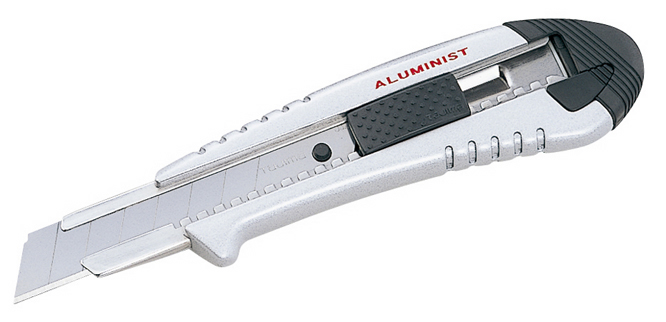 Tajima Aluminist 18mm Cutter Messer mit Spezialgriff aus Aluminium