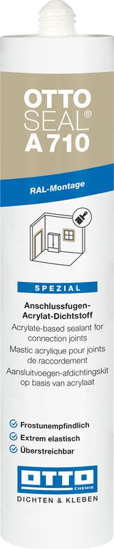 OTTOSEAL A 710 Der Acryl-Dichtstoff für die RAL-Montage innen