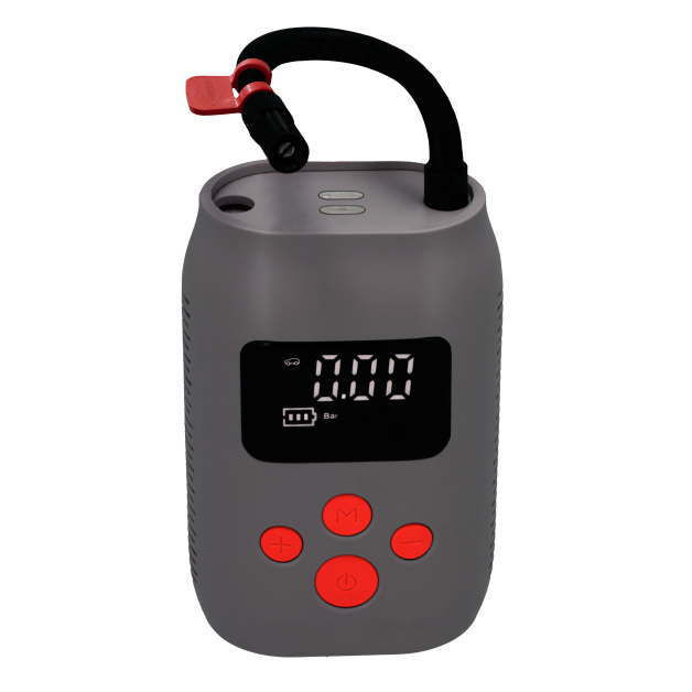 Airpress LMO 25 | Mini Akku-Kompressor | 25 l/min | 9 bar | Powerbank & LED-Taschenlampe | Kabellos