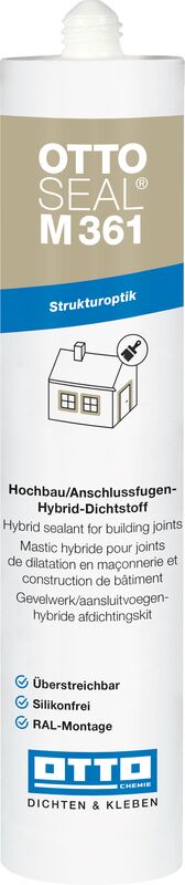 OTTOSEAL M 361 Der STRUKTUR Hybrid-Dichtstoff Kartusche 310ml