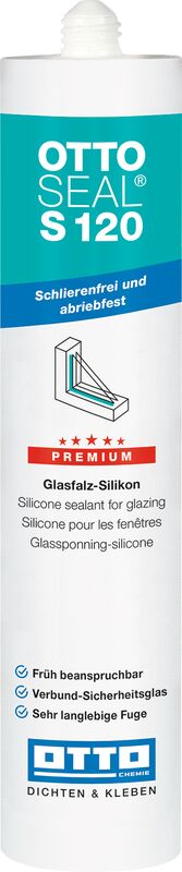 Ottoseal S120 Das Premium Glasfalz und Anschlussfugen Silikon