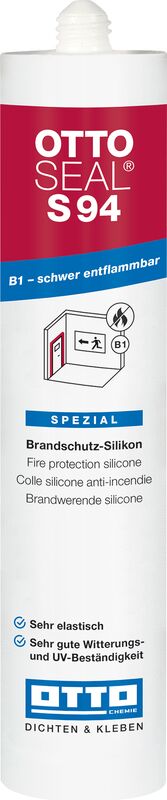 Ottoseal S94 Das neutrale Brandschutz-Silicon Kartusche 310ml