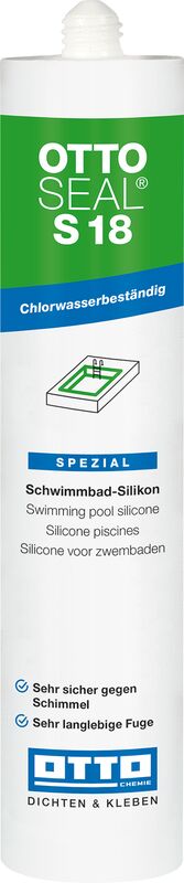 Ottoseal S18 Das Schwimmbad-Silicon Kartusche 310ml