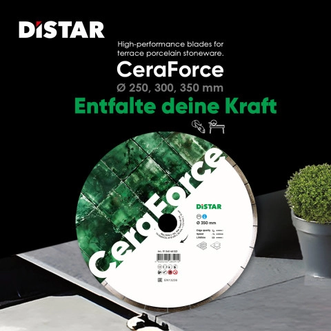 Distar Diamanttrennscheibe 1A1R CERAFORCE für die Nassschneidemaschine
