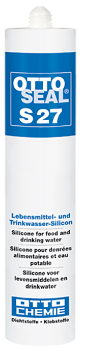 Ottoseal S27 Das Lebensmittel- und Trinkwasser-Silicon Kartusche 310ml