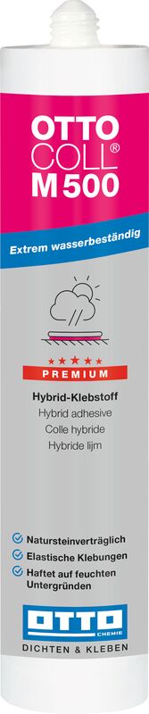 Ottocoll M500 Der wasserbeständige Premium-Hybrid-Kleb-Dichtstoff Kartusche 310ml