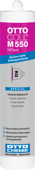 Ottocoll M550 Der Hybrid-Klebstoff mit extrem hoher Anfangshaftung Kartusche 310ml