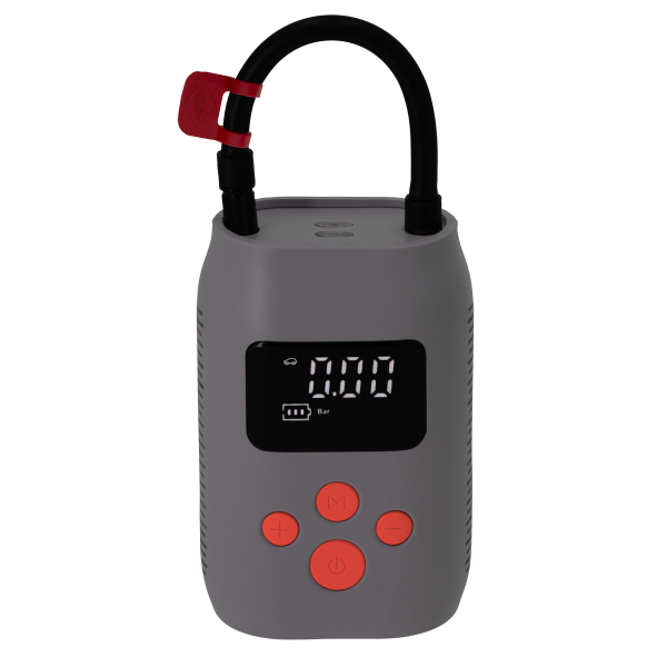 Airpress LMO 25 | Mini Akku-Kompressor | 25 l/min | 9 bar | Powerbank & LED-Taschenlampe | Kabellos