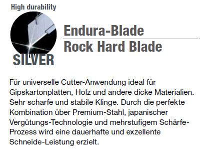 Tajima Endura Blade Cutterklingen 18mm LCB50C  Sicherheitsspender 10 Stück
