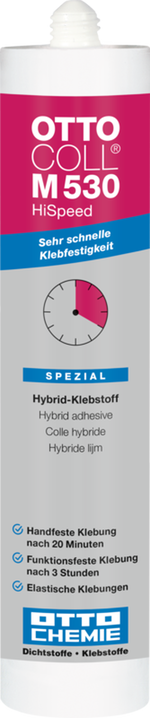 Ottocoll M530 HiSpeed Der Hybrid-Klebstoff mit schneller Funktionsfestigkeit Kartusche 310ml