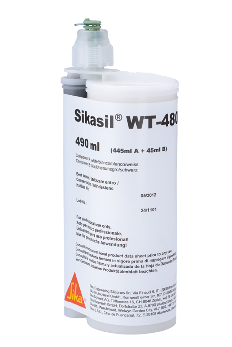 Sikasil WT-480 Der 2-K Silicon Kleber für den Fensterbau Doppelkartusche 490ml