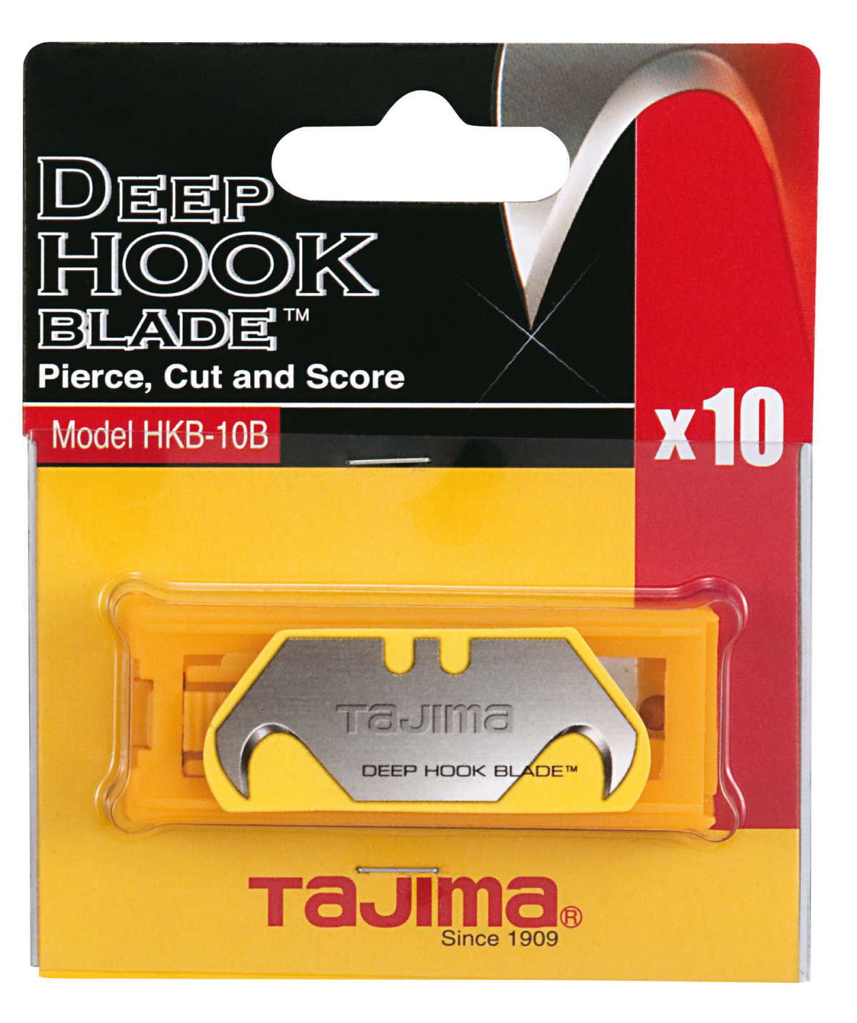 Tajima DEEP HOOK KLINGEN HKB-10B erstklassige 19mm Trapez Hakenklingen 10St. Spender