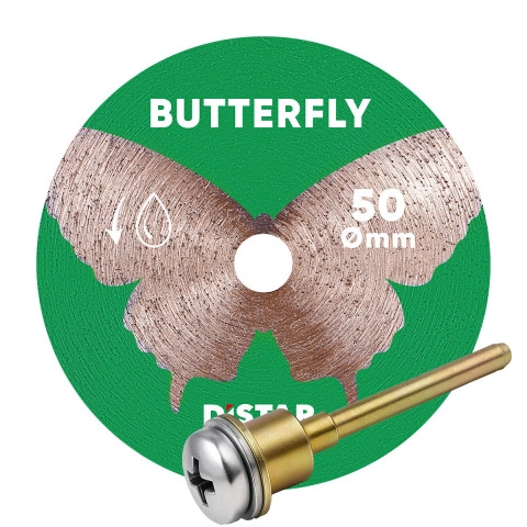 Distar Diamanttrennscheibe Distar 50 Butterfly 3,2-3,0F mit PIN für Bohrfutteraufnahme