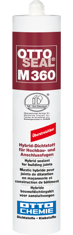 OTTOSEAL M 360 Der Hybrid-Dichtstoff für Hochbau- und Anschlussfugen Kartusche 310ml