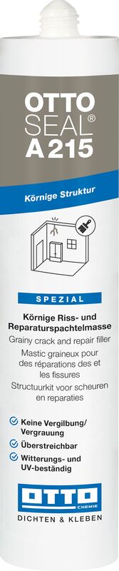 Ottoseal A215 Der Körnige Riss und Reparaturspachtel Kartusche 310ml