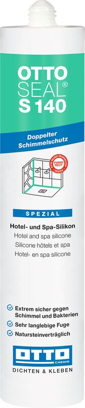 Ottoseal S140 Das Hotel- Schwimmbad und Spa-Silicon mit doppeltem Schimmelschutz Kartusche 310ml