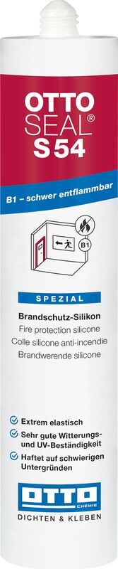 OTTOSEAL S 54 Das Brandschutz-Silikon B1 Kartusche 310ml