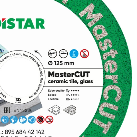 Distar DIAMANTTRENNSCHEIBE 1A1R V 125 MASTERCUT