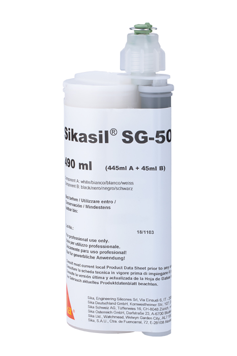 Sikasil SG- 500 Der 2-K Silicon Kleber für Structual Glazing zugelassen nach EOTA, ETA-03/0038 Doppelkartusche 490ml
