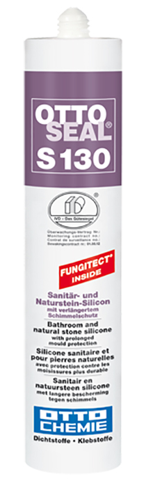 Ottoseal S130 Das geruchsarme ökologische Sanitär- und Natursteinsilicon Kartusche 310ml