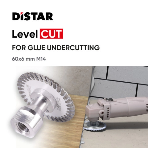 Distar 1A1R 60*6 M14 LEVELCUT Präzise unterschneiden von Fliesenkleber