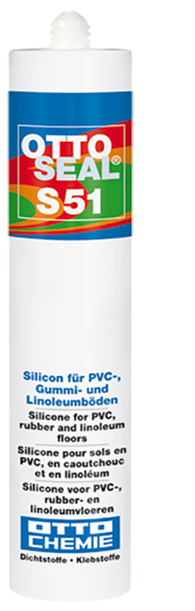 Ottoseal S51 Das bunte Silicon für PVC-, Gummi- und Linoleumböden Kartusche 310ml